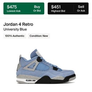 (Price negotiable)Jordan Retro 4’s